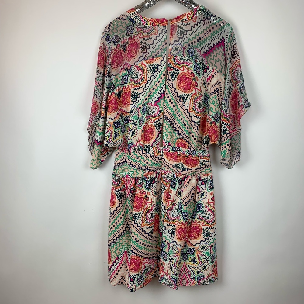 Anthropologie Maeve Siya Kimo Pink Printed Dress - Picture 3 of 8